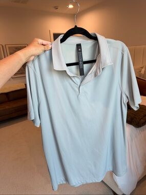 lululemon athletica Light Gray Men's Polo Shirt